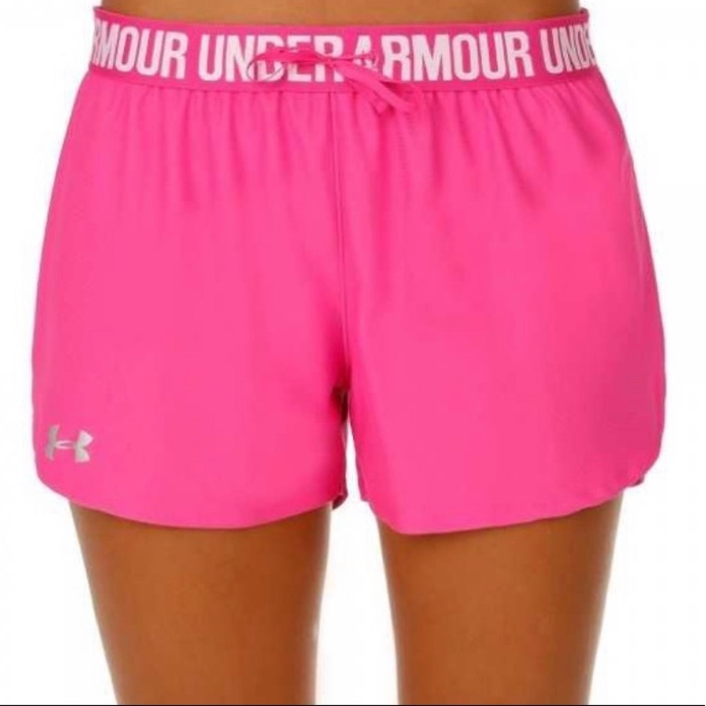 Pink heat gear Under Armour Shorts